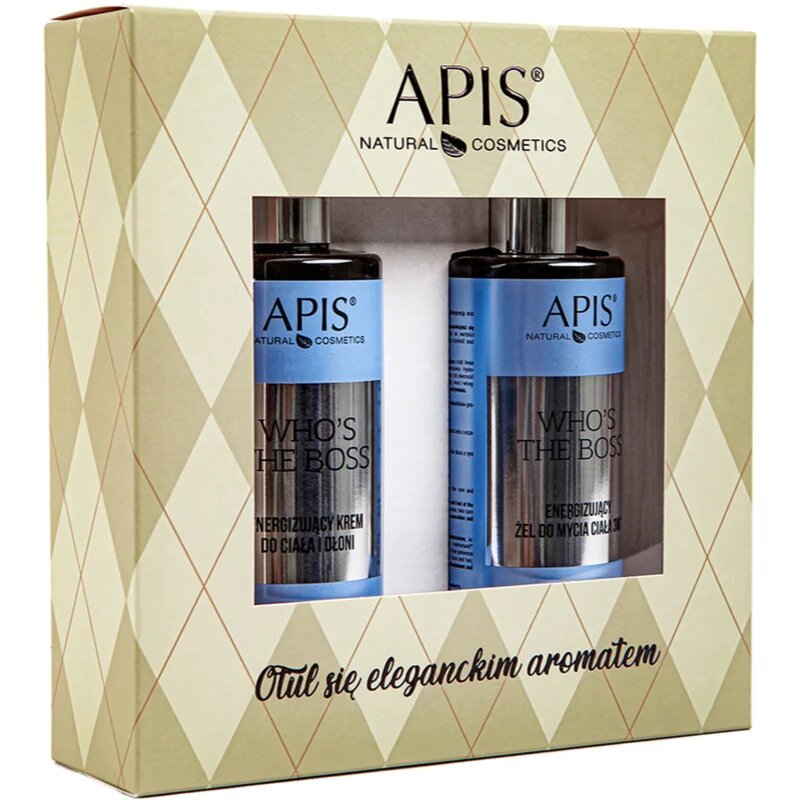 Apis Natural Cosmetics Who's The Boss dárková sada pro muže