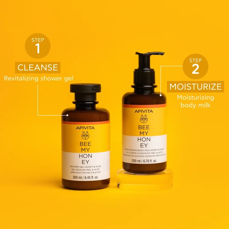 Apivita Bee My Honey Body Milk hydratační tělové mléko 200 ml