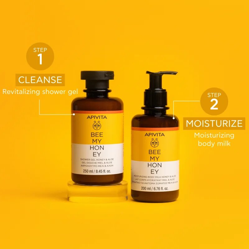 Apivita Bee My Honey Shower Gel hydratační sprchový gel 250 ml