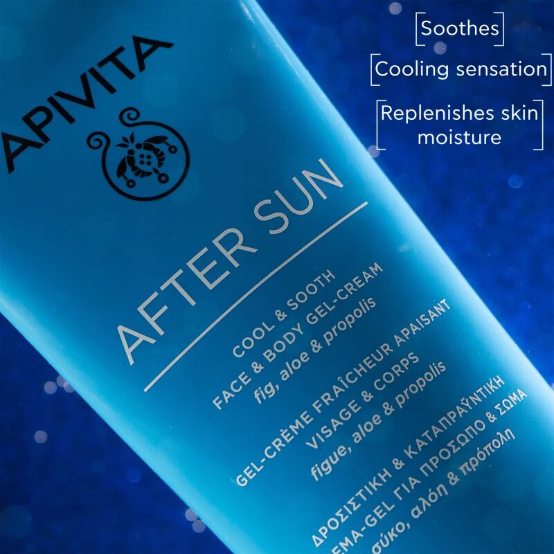 Apivita Bee Sun Safe After Sun Cool & Sooth Face & Body gelový krém po opalování 200 ml