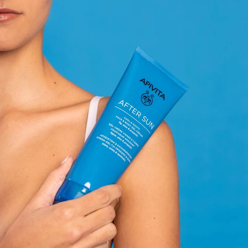 Apivita Bee Sun Safe After Sun Cool & Sooth Face & Body gelový krém po opalování 200 ml