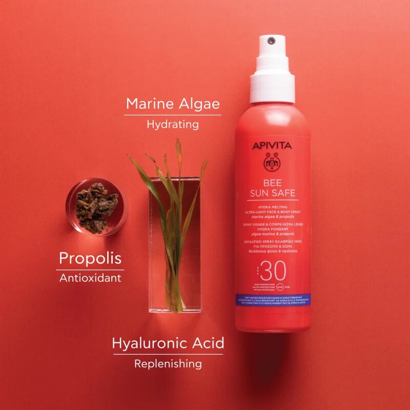 Apivita Bee Sun Safe Hydra Melting Ultra-Light Spray SPF30 ochranné opalovací mléko ve spreji SPF 30 200 ml