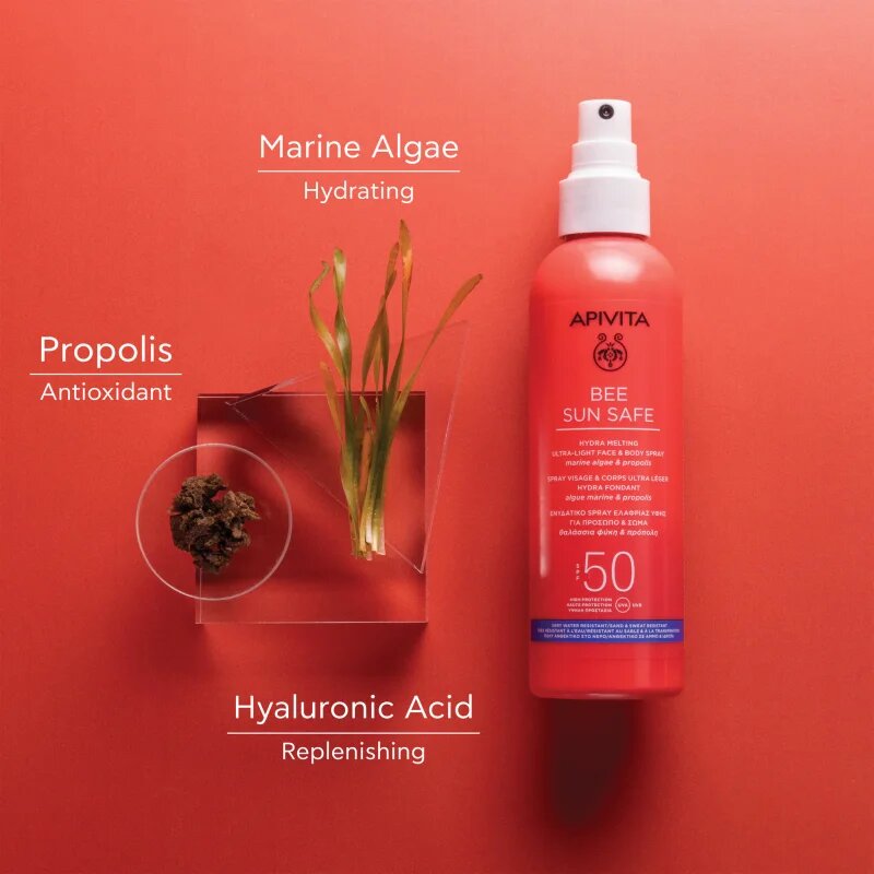 Apivita Bee Sun Safe Hydra Melting Ultra-Light Spray SPF50 ochranné opalovací mléko ve spreji SPF 50 200 ml