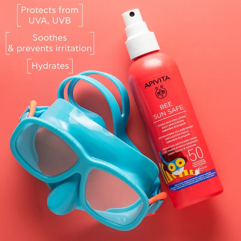 Apivita Bee Sun Safe Kids Spray SPF50 dětské mléko na opalování SPF 50 200 ml