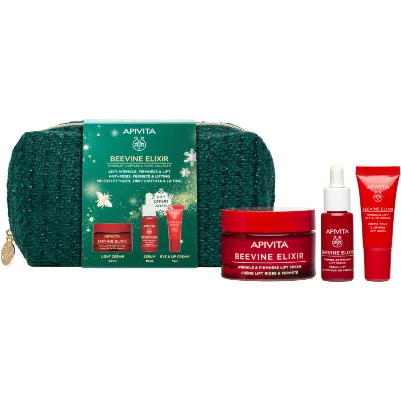 Apivita Beevine Elixir Collagen Reboot vánoční dárková sada pro zpevnění pleti