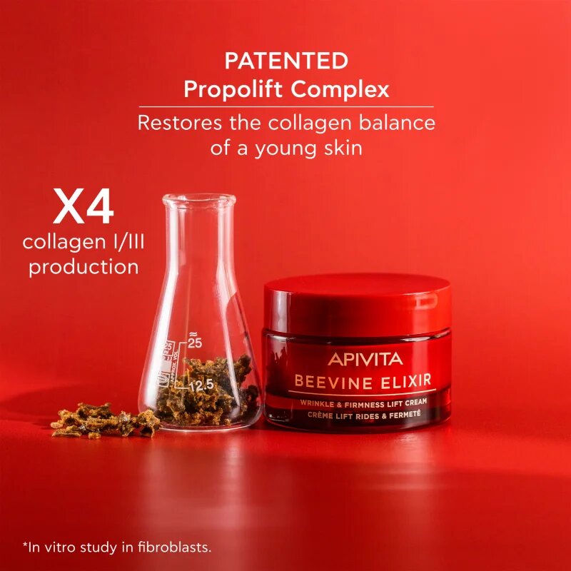 Apivita Beevine Elixir Cream Light liftingový zpevňující krém proti vráskám 50 ml