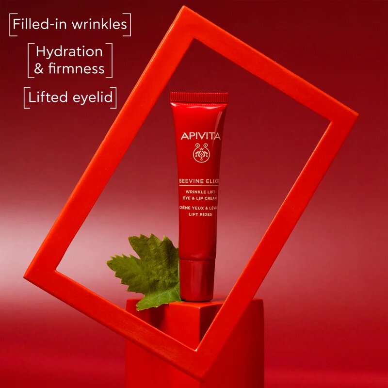 Apivita Beevine Elixir Eye & Lip cream intenzivní liftingový oční krém proti vráskám a tmavým kruhům 15 ml