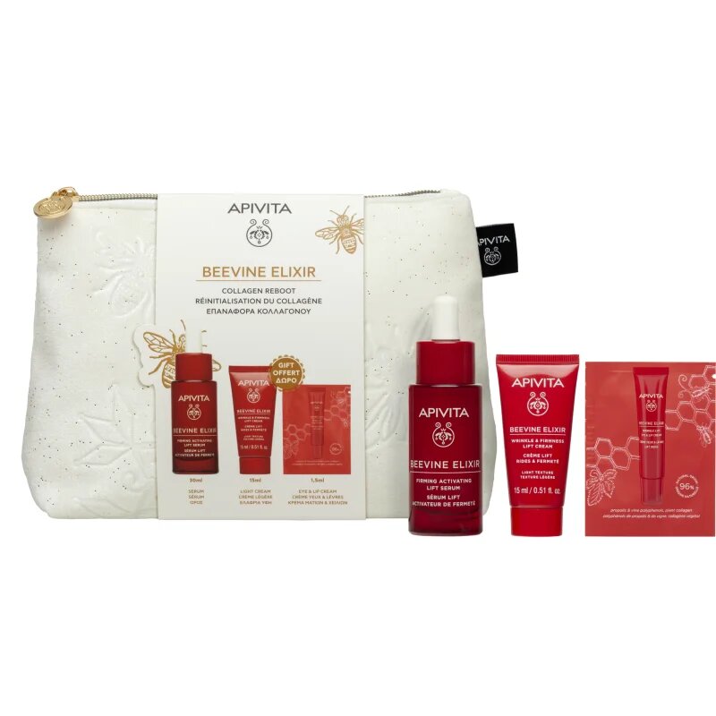 Apivita Beevine Elixir Gift Pouch vánoční dárková sada pro zpevnění pleti