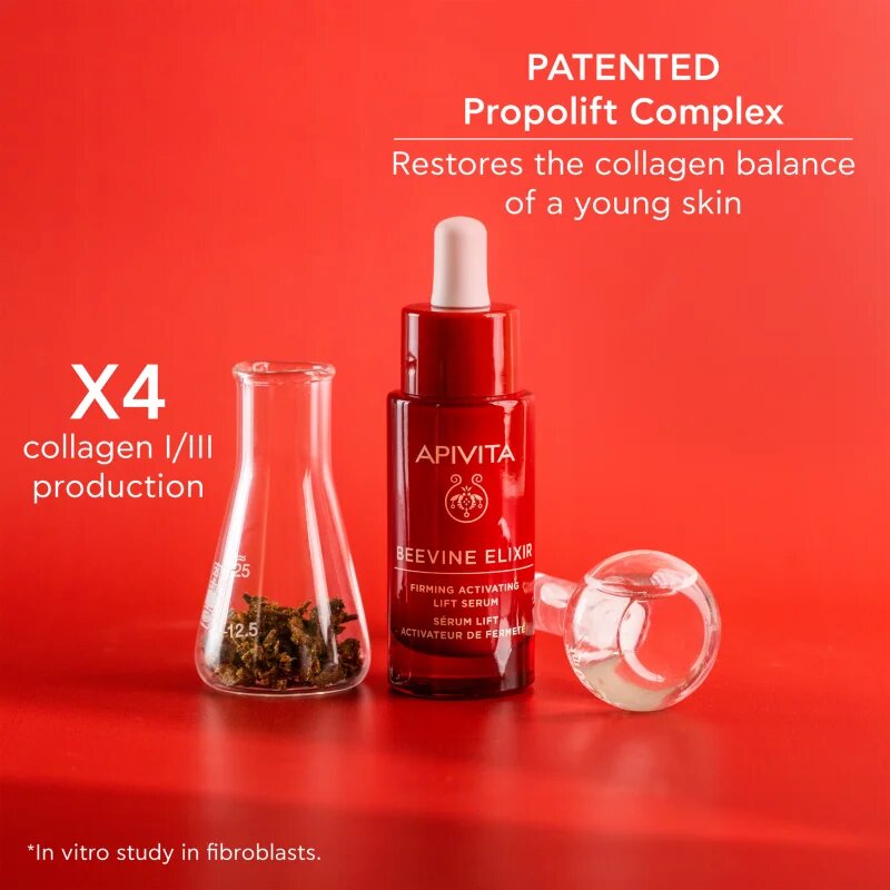Apivita Beevine Elixir Lift Serum liftingové zpevňující sérum pro rozjasnění pleti 30 ml