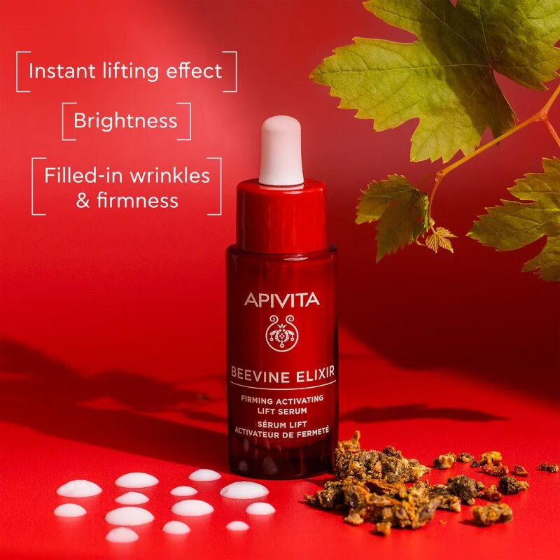Apivita Beevine Elixir Lift Serum liftingové zpevňující sérum pro rozjasnění pleti 30 ml