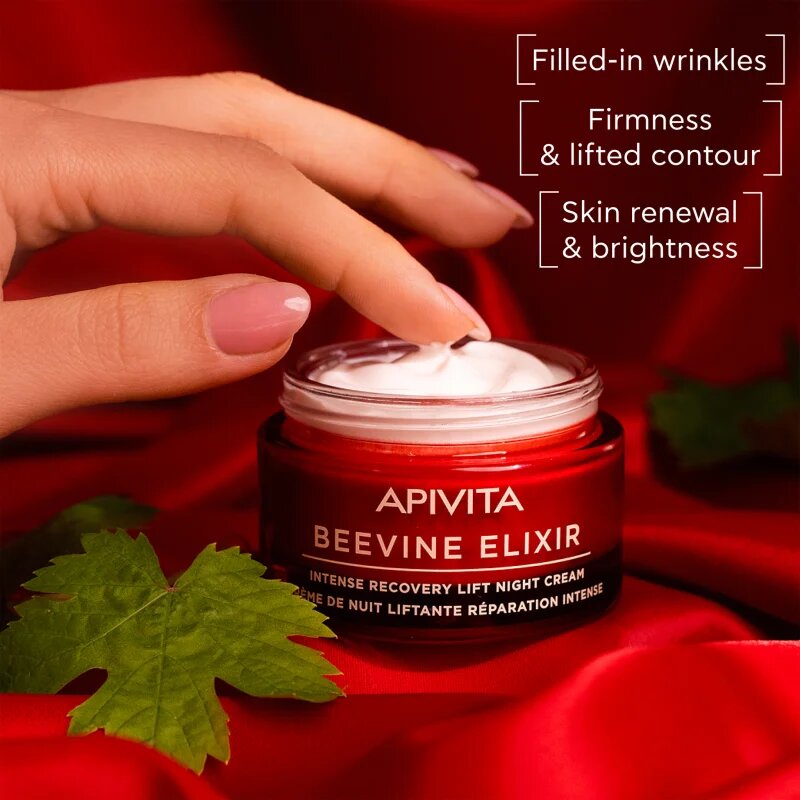 Apivita Beevine Elixir Night Cream zpevňující noční krém s revitalizačním účinkem 50 ml