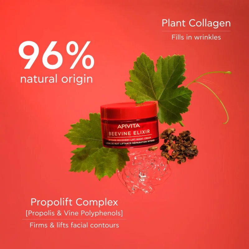 Apivita Beevine Elixir Night Cream zpevňující noční krém s revitalizačním účinkem 50 ml