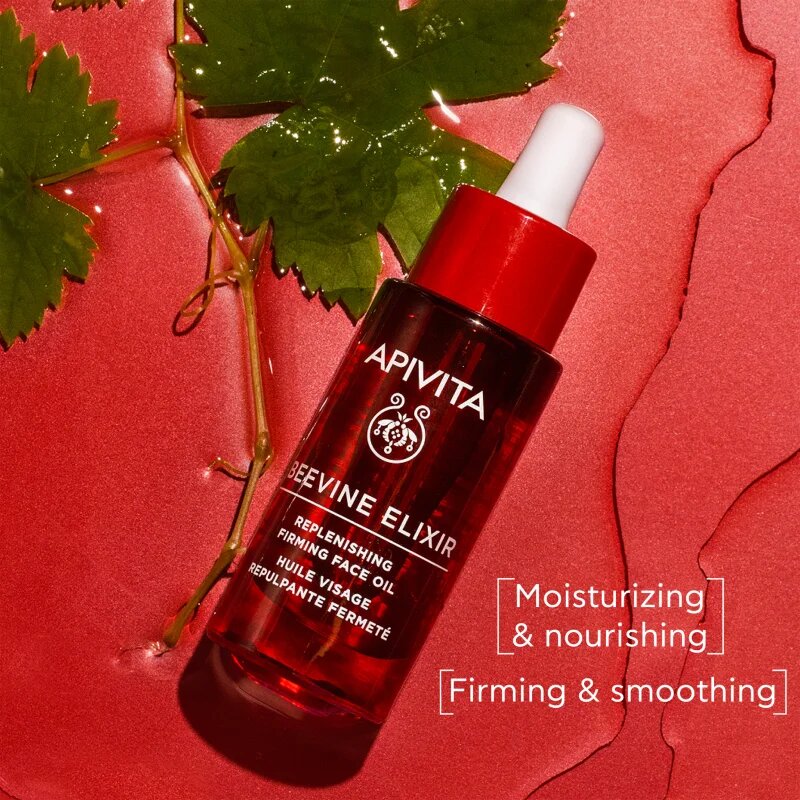 Apivita Beevine Elixir Replenishing Face Oil vyživující pleťový olej s revitalizačním účinkem 30 ml