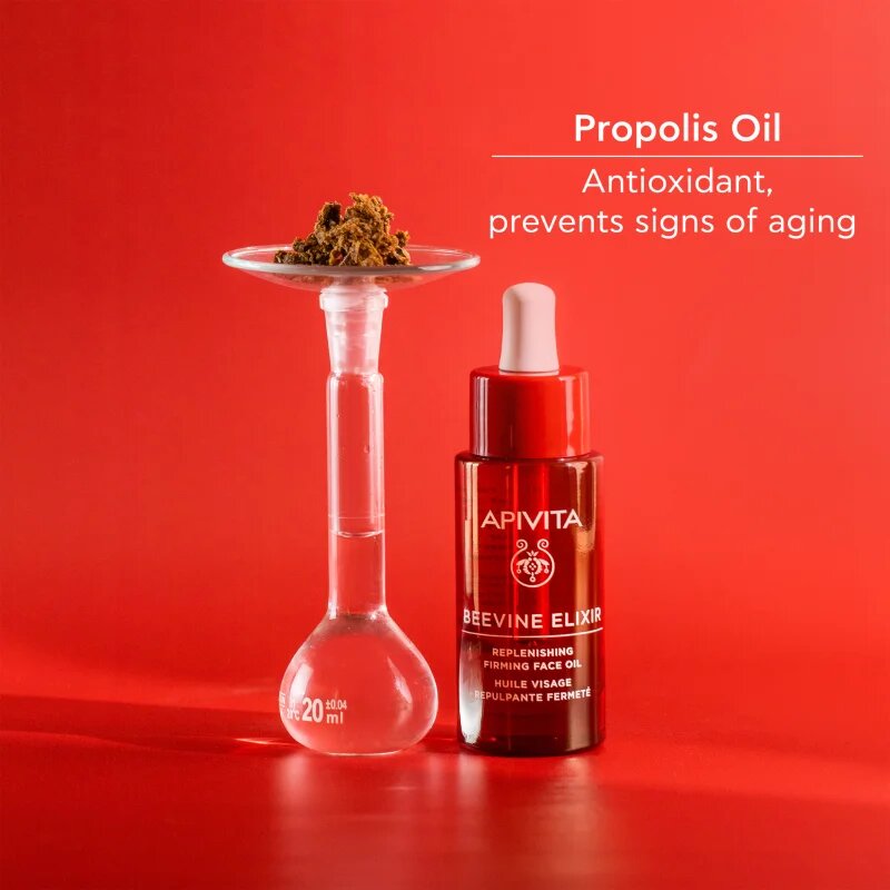 Apivita Beevine Elixir Replenishing Face Oil vyživující pleťový olej s revitalizačním účinkem 30 ml