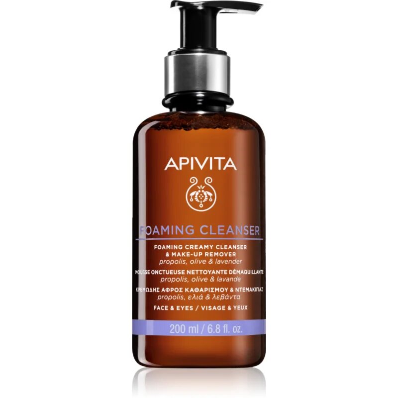 Apivita Cleansing Foaming Cleanser jemná čisticí pěna 200 ml