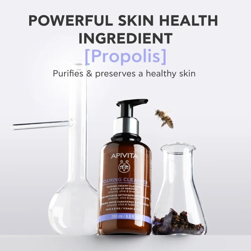 Apivita Cleansing Foaming Cleanser jemná čisticí pěna 200 ml