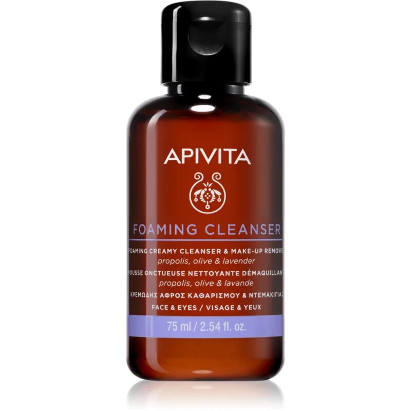 Apivita Cleansing Foaming Cleanser jemná čisticí pěna 75 ml