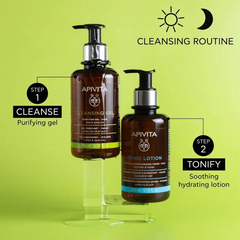 Apivita Cleansing Gel for Oily Skin čisticí gel pro mastnou a smíšenou pleť 200 ml
