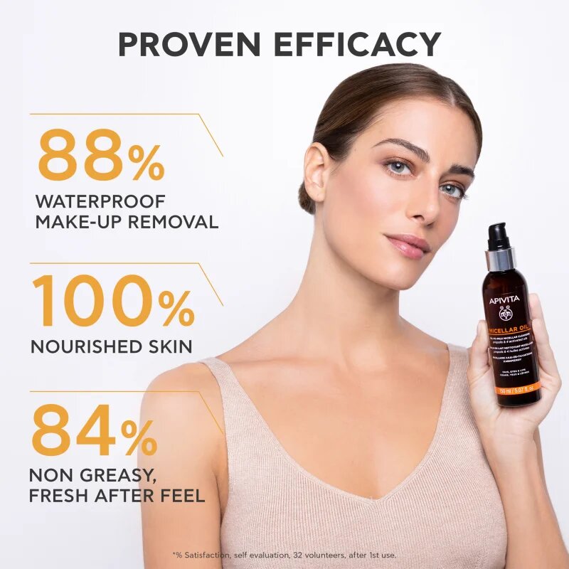 Apivita Cleansing Micellar Oil čisticí a odličovací olej 150 ml