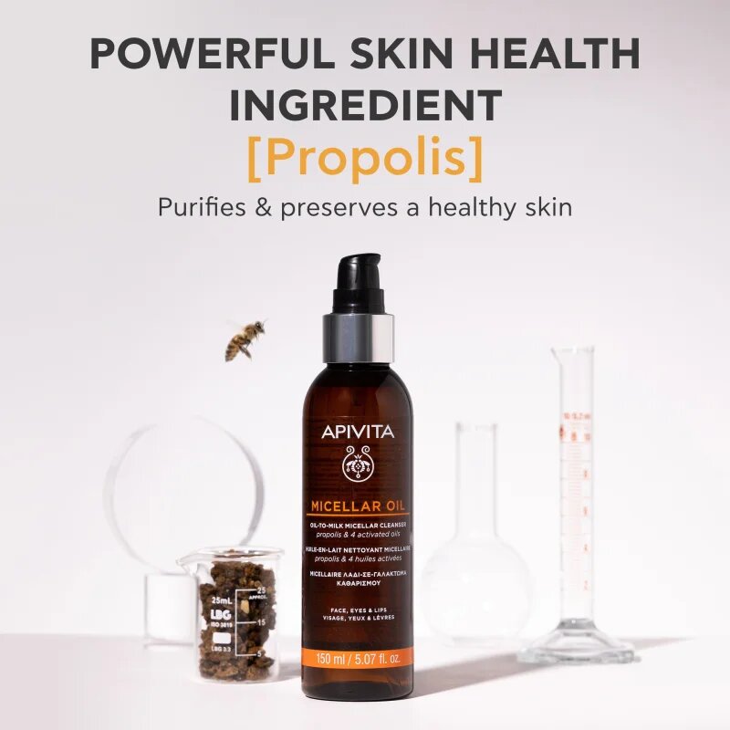Apivita Cleansing Micellar Oil čisticí a odličovací olej 150 ml