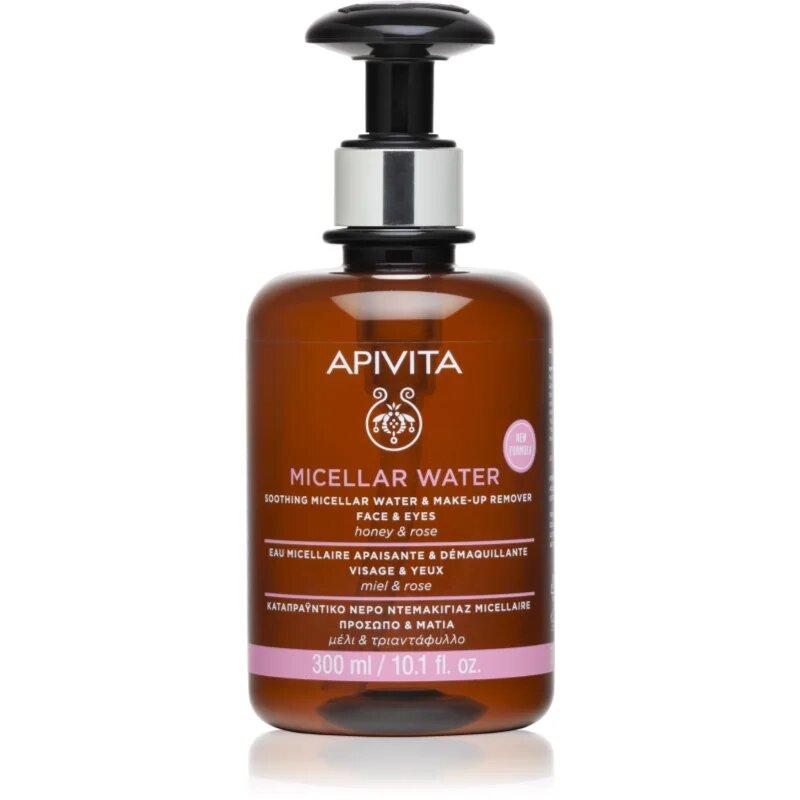 Apivita Cleansing Micellar Water zklidňující micelární voda na obličej a oči 300 ml