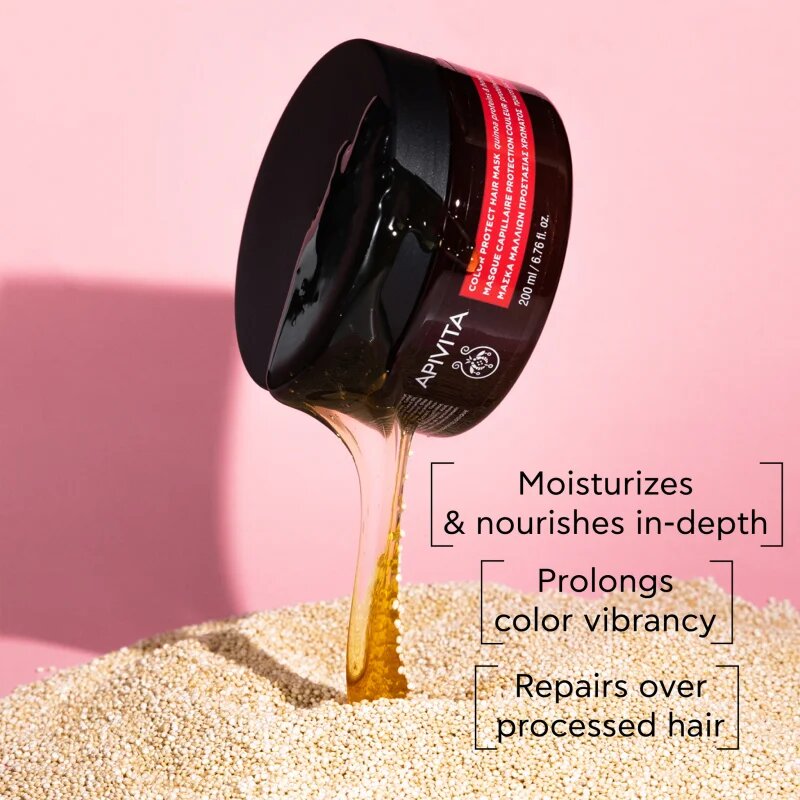 Apivita Color Seal Color Protect Hair Mask maska na vlasy pro ochranu barvy 200 ml