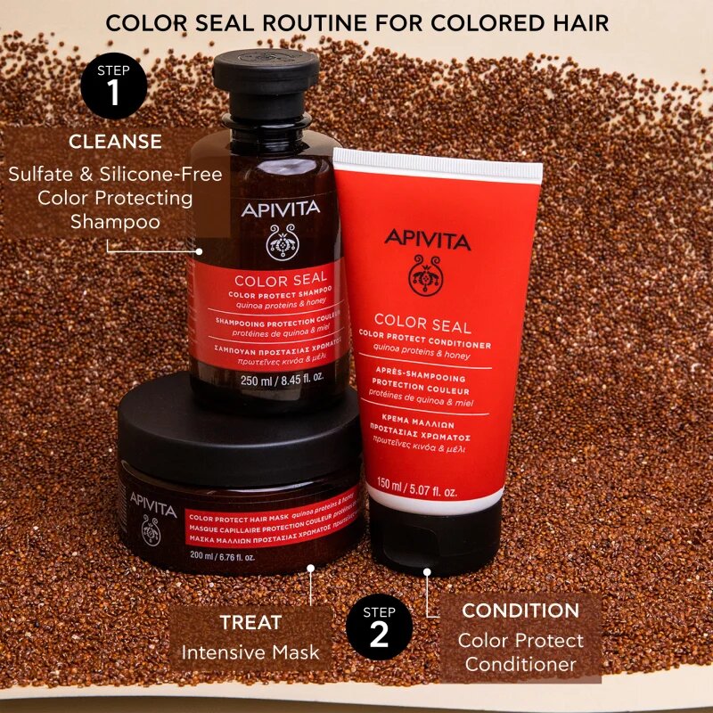 Apivita Color Seal Color Protect Hair Mask maska na vlasy pro ochranu barvy 200 ml