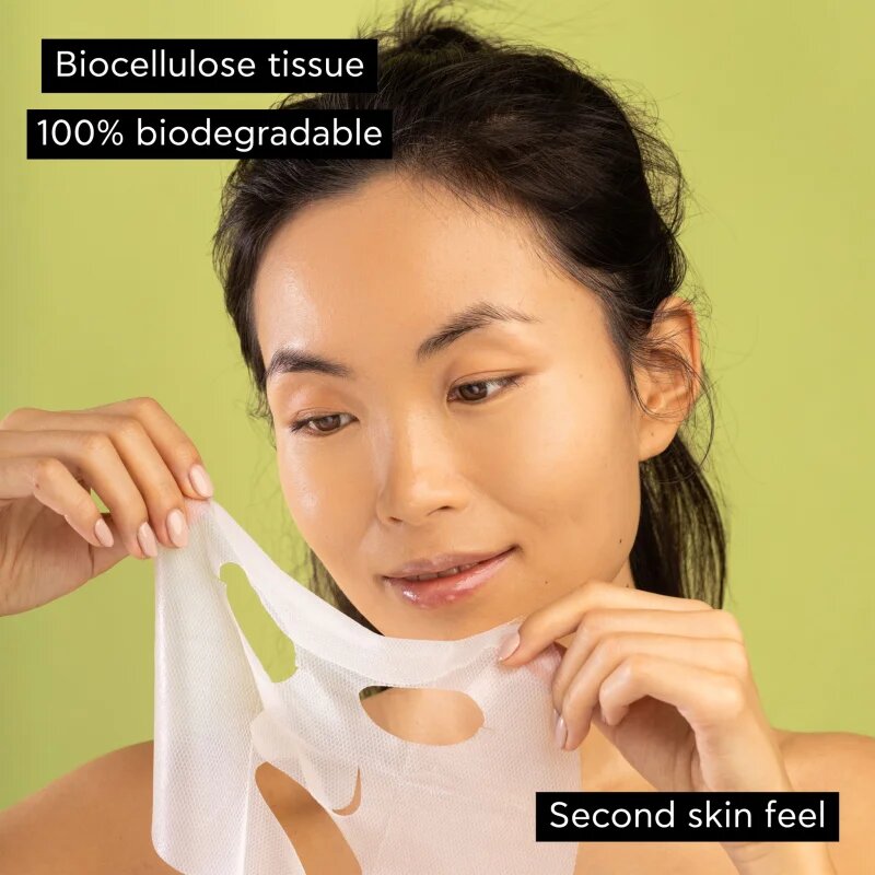 Apivita Express Beauty Moisturizing Tissue Face Mask Avocado hydratační plátýnková maska pro zklidnění pleti 10 ml