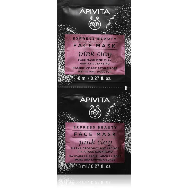 Apivita Express Beauty Pink Clay čisticí maska 8 ml
