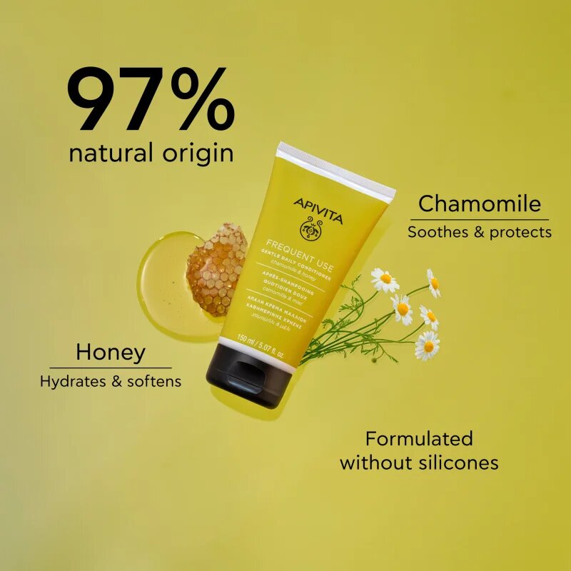 Apivita Frequent Use Gentle Daily Conditioner kondicionér pro každodenní použití s heřmánkem 150 ml