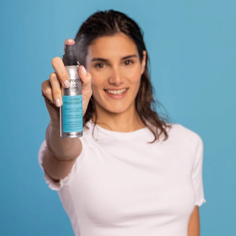Apivita Greek Mountain Tea Face Water antioxidační hydratační mlha 100 ml