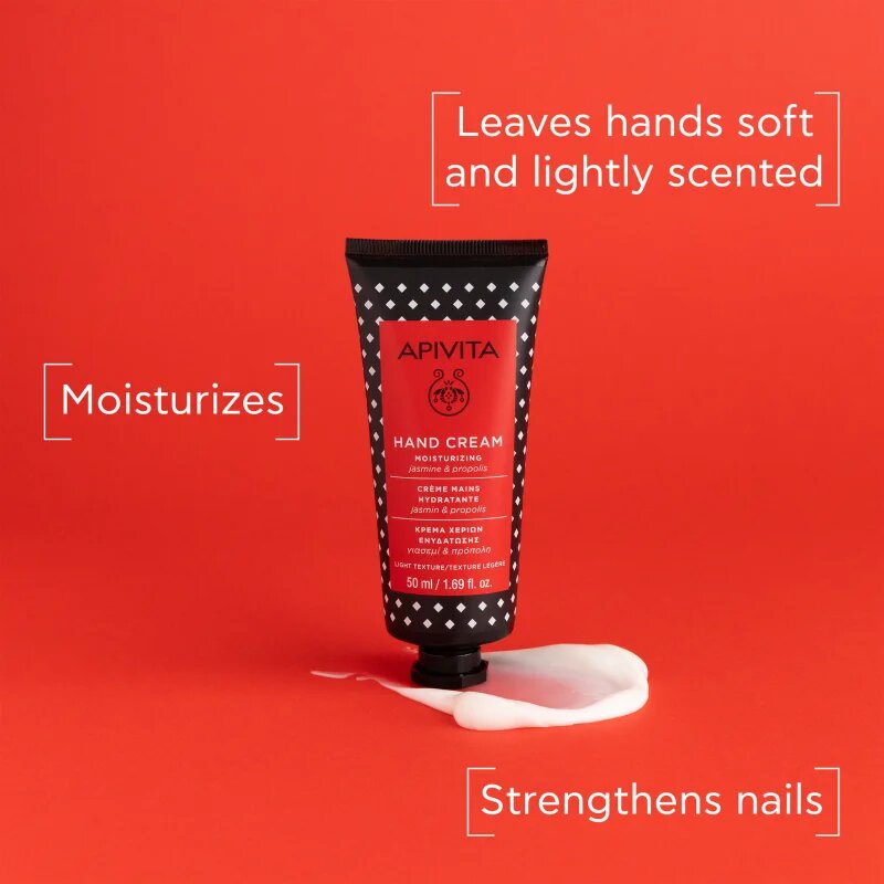 Apivita Hand Care Hand Cream Propolis Light texture hydratační krém na ruce 50 ml