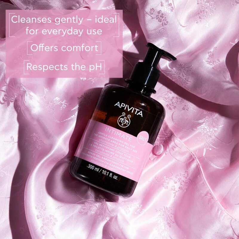 Apivita Intimate Daily Cleansing Gel svěží gel pro intimní hygienu 300 ml