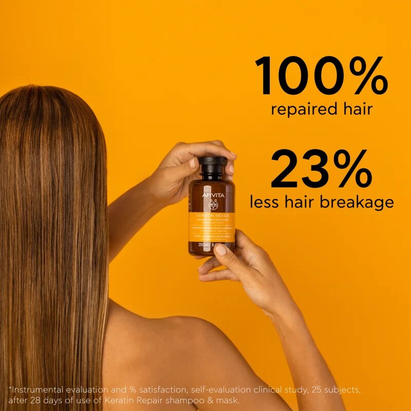 Apivita Keratin Repair Nourish Repair Shampoo čisticí šampon 250 ml