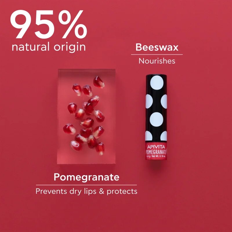 Apivita Lip Care Pomegranate hydratační balzám na rty 4.4 g