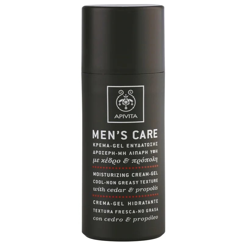 Apivita Men's Care Moisturizing Crean Gel gelový krém s hydratačním účinkem 50 ml