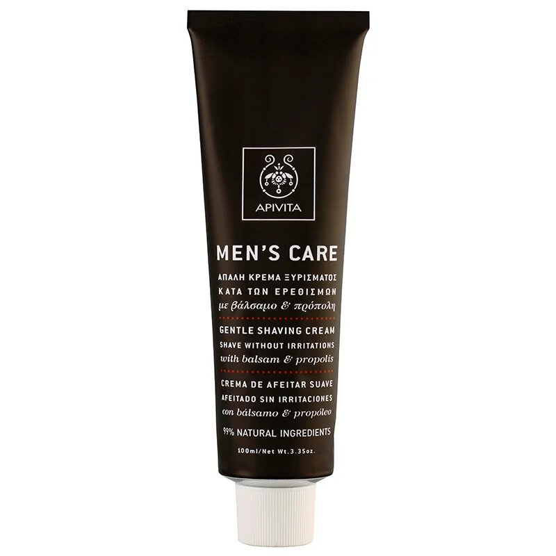 Apivita Men's Care Shaving Cream jemný krém na holení 100 ml