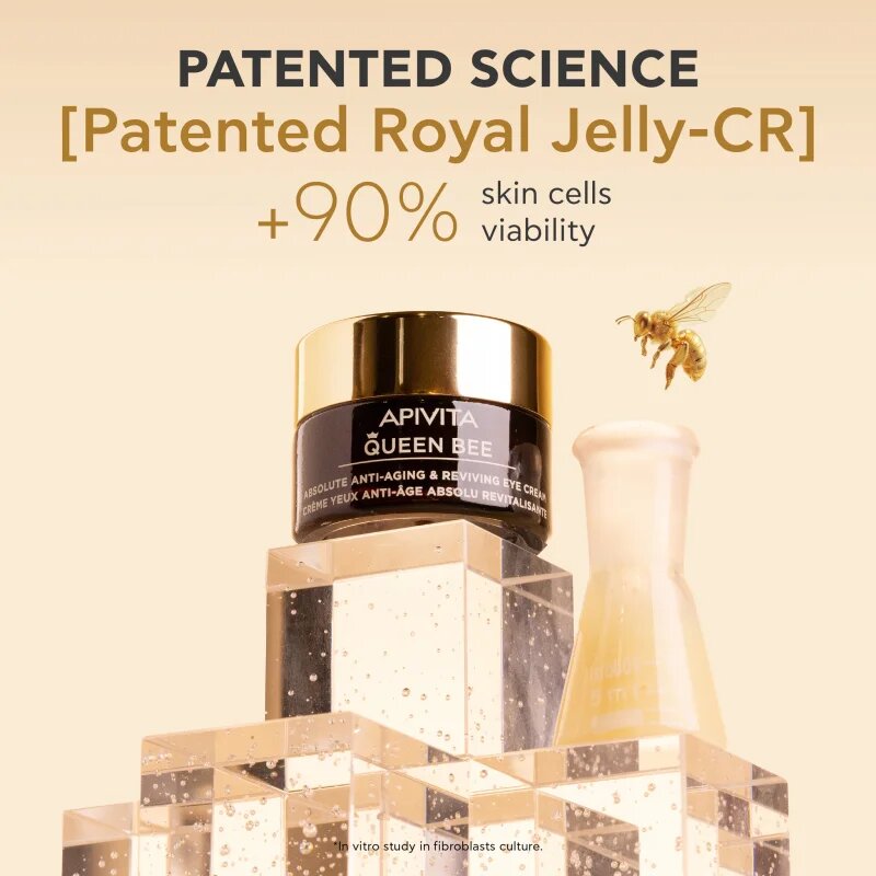 Apivita Queen Bee Eye Cream intenzivní oční krém proti vráskám 15 ml