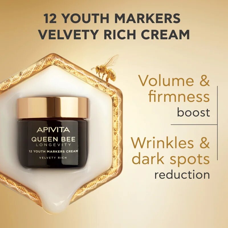 Apivita Queen Bee Longevity bohatý krém proti vráskám 50 ml