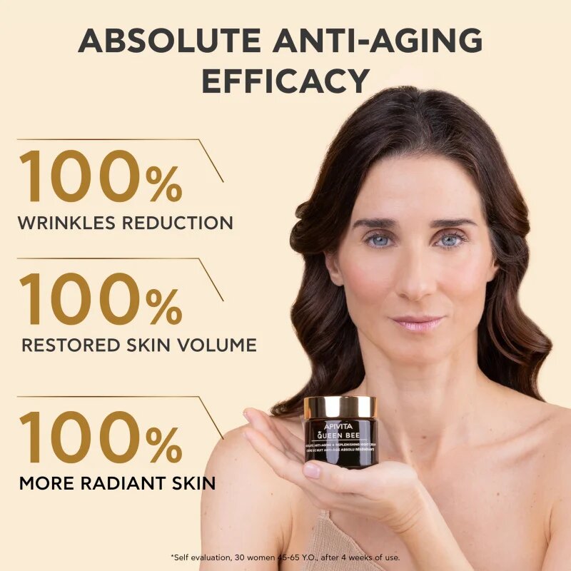Apivita Queen Bee Night Cream zpevňující noční krém proti vráskám 50 ml