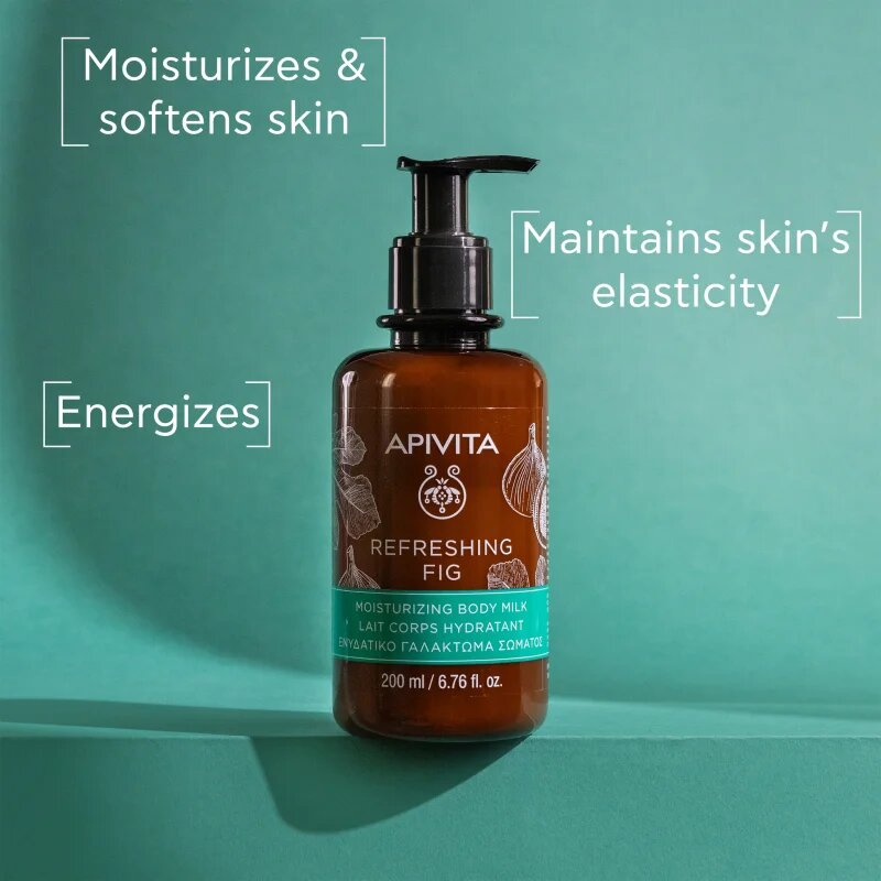 Apivita Refreshing Fig Moisturizing Body Milk hydratační tělové mléko 200 ml
