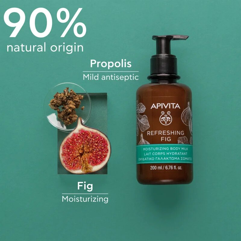 Apivita Refreshing Fig Moisturizing Body Milk hydratační tělové mléko 200 ml