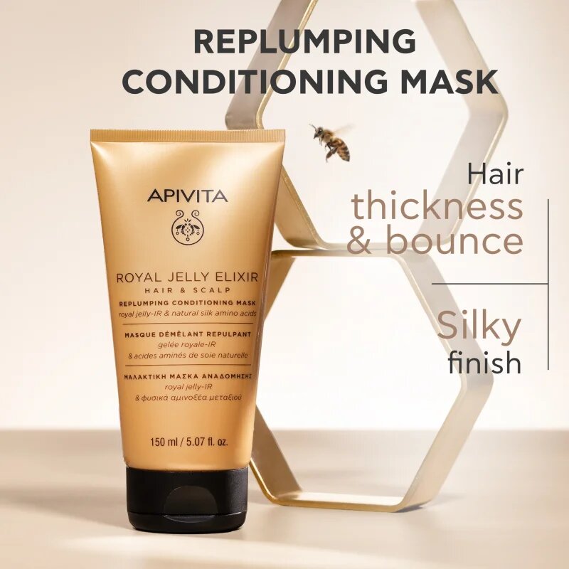 Apivita Royal Jelly Elixir Replumping Conditioning Mask kondicionér a maska 2 v 1 150 ml