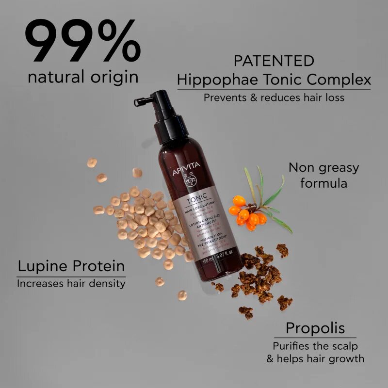 Apivita Tonic Hair Loss Lotion sprej proti vypadávání vlasů 150 ml
