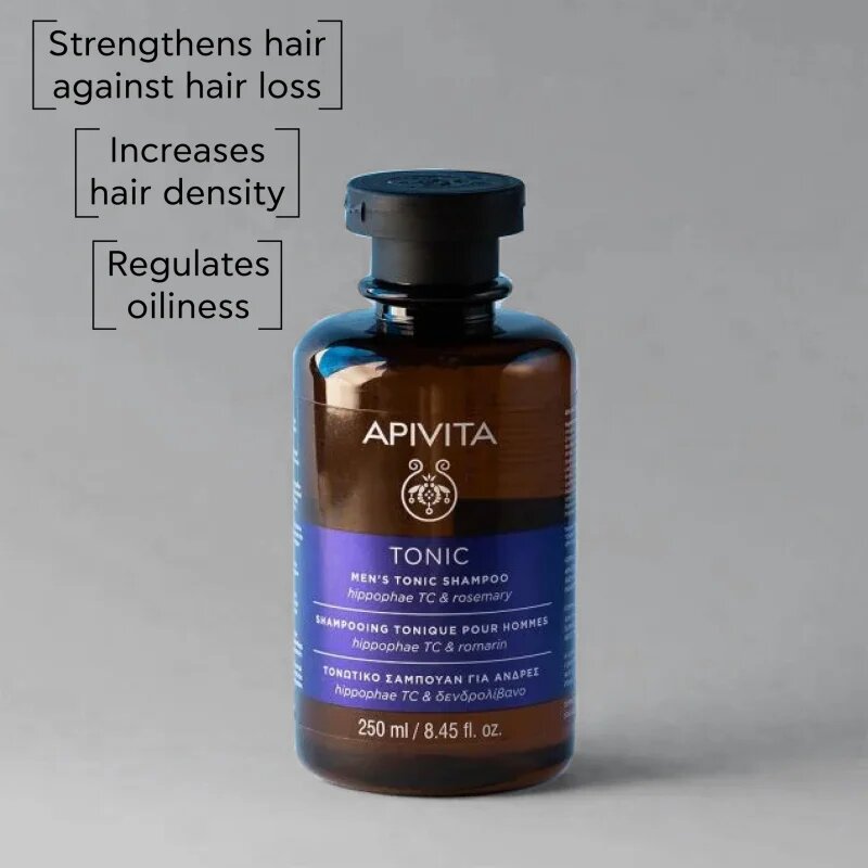 Apivita Tonic Men's Tonic Shampoo šampon proti vypadávání vlasů 250 ml