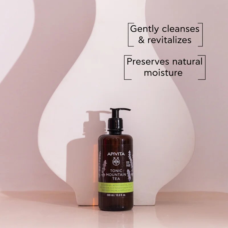 Apivita Tonic Mountain Tea Tonifying Shower Gel tonizující sprchový gel 500 ml