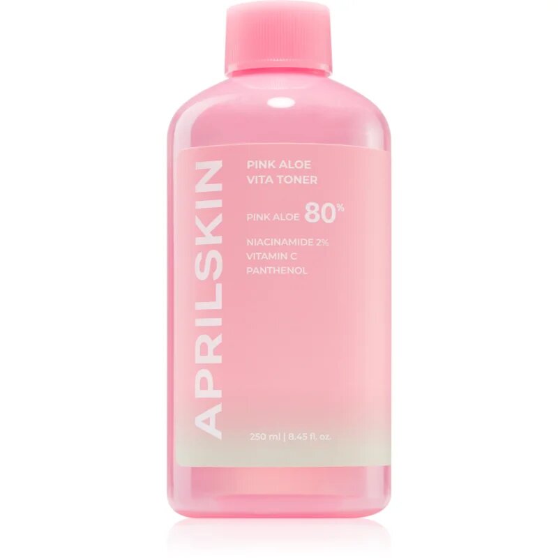 APRILSKIN Pink Aloe Vita Toner hydratační tonikum pro posílení kožní bariéry 250 ml