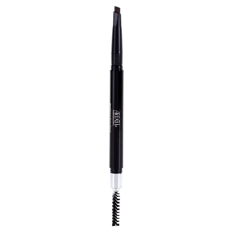 Ardell Brows mechanická tužka na obočí s kartáčkem 2 v 1 odstín Dark Brown 0.2 g