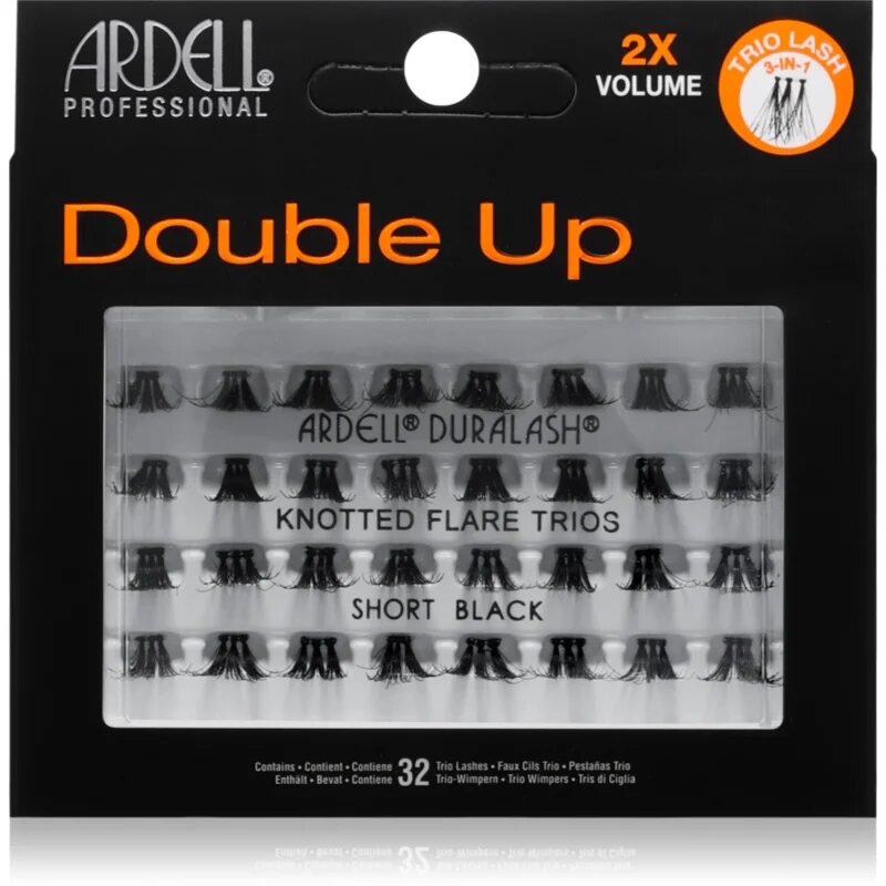 Ardell Double Up Trios 2xVolume trsové nalepovací řasy 32 ks