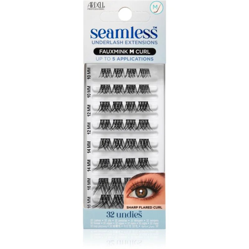 Ardell Seamless Refill Light Modern FauxMink trsové nalepovací řasy M Curl 32 ks